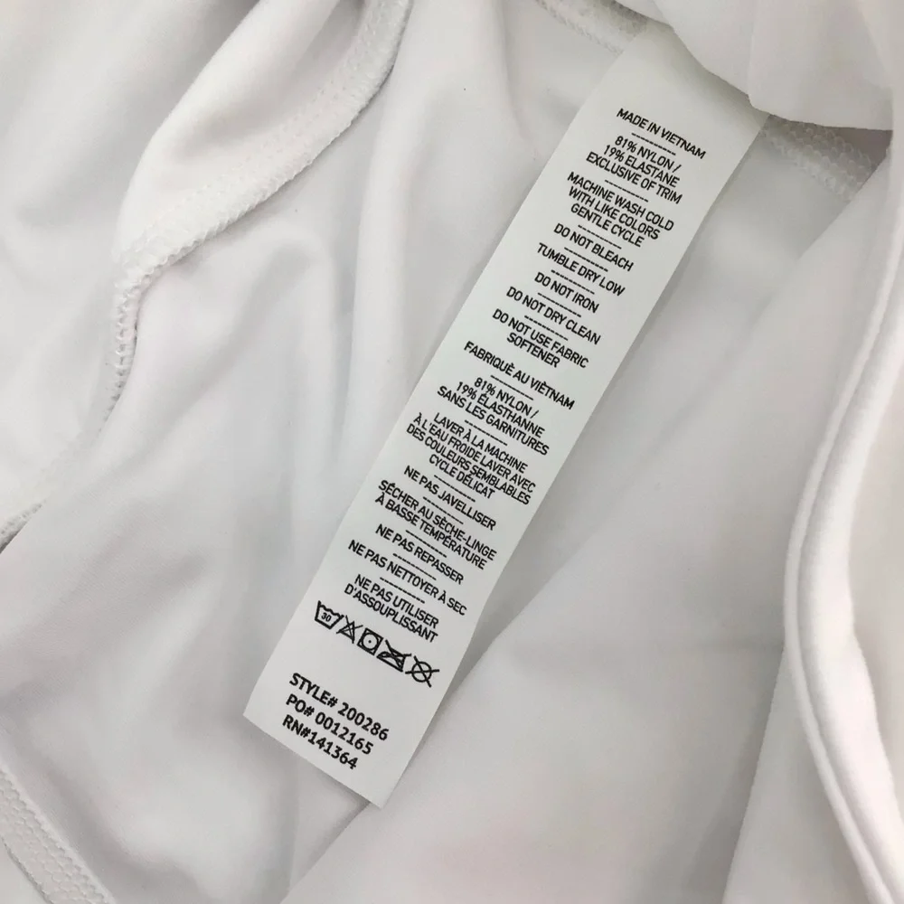 RHONE Course to Court 14-Inch Sport Skort Snow White Size Small - Picture 5 of 12